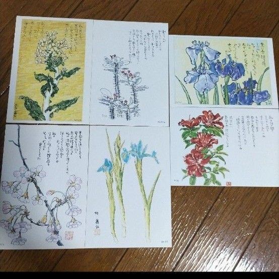 星野富弘絵はがき 星野富弘 星野富弘詩画集絵はがき