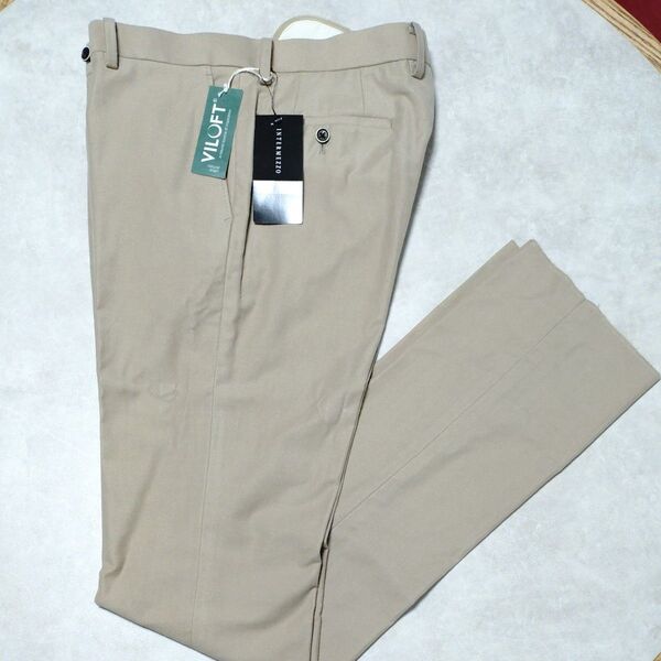 INTERMEZZO VILOFIT テーパードパンツ ベージュ W82cm 未使用