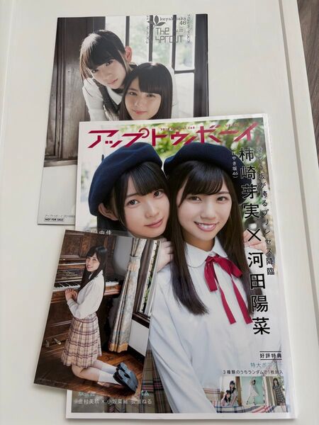 アップトゥボーイ 2018年8月号 柿崎芽実 河田陽菜 セブンネット特典 ポストカード