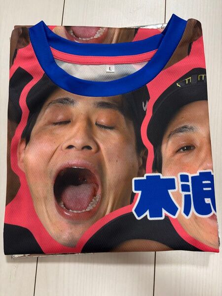 阪神タイガース 木浪聖也 選手顔柄Tシャツ
