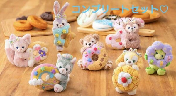 新品 ダッフィー 20周年 フィルド・ウィズ・ジョイ ぬいぐるみバッジ 全7種コンプリートセット