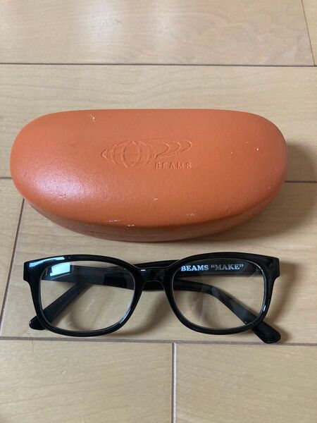 形がキレイ サングラス 伊達メガネ ビームス BEAMS 黒
