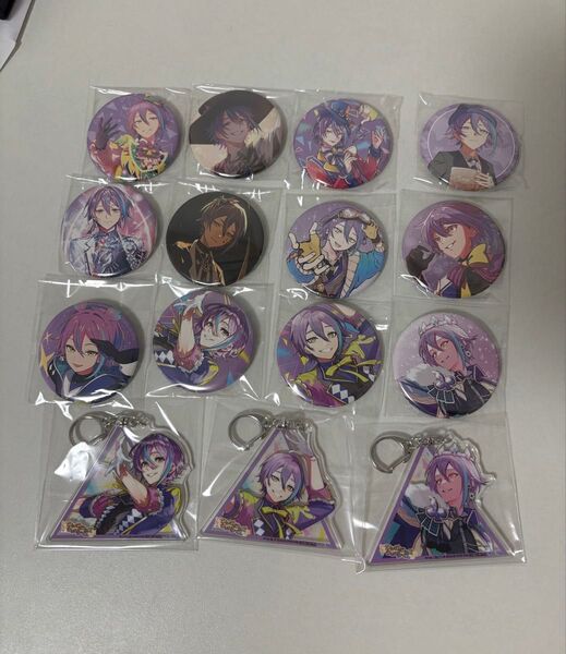 プロセカ 神代類 CD 特典 缶バッジ アクリルキーホルダー