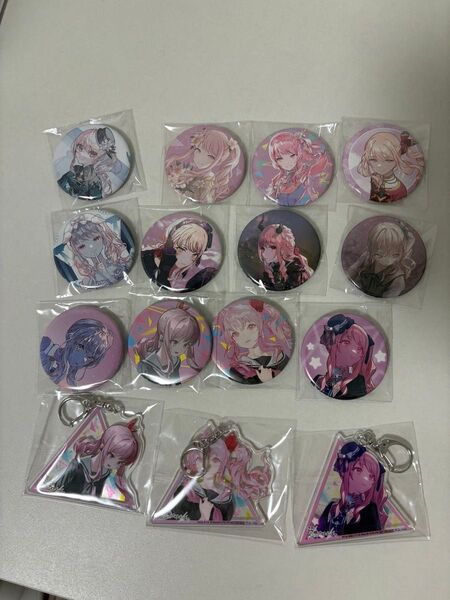 プロセカ 暁山瑞希 CD 特典 缶バッジ アクリルキーホルダー