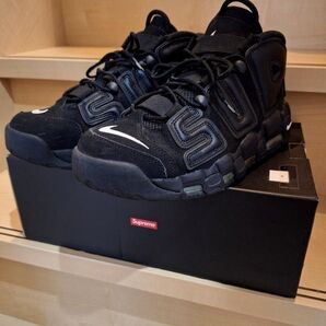Supreme×NIKE Air More Uptempo モアテン シュプテン 902290-001 黒 28.5cm