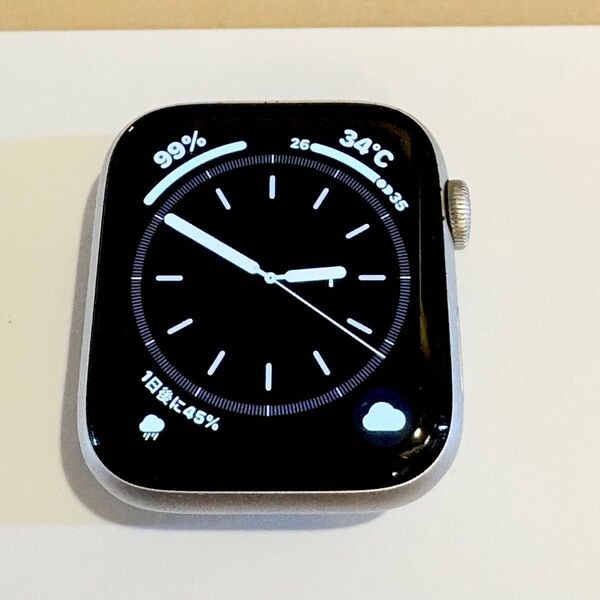 Apple Watch SE 第二世代 (GPSモデル) -44mm シルバー ブラックNikeスポーツバンド