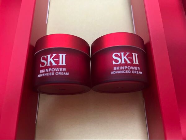 SK2 SK-II スキンパワー アドバンストクリーム(美容クリーム)30g(15g×2個)国内正規品