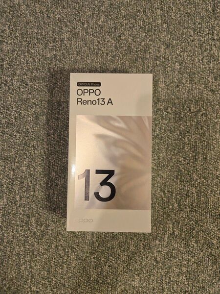【新品未開封】OPPO Reno13 A 8GB/128GB チャコールグレー