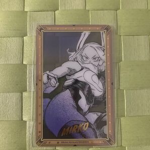 【クーポンで200円引】ヒロアカ原画展 箔押しクリアカードコレクション ヒロアカ展 ミルコ