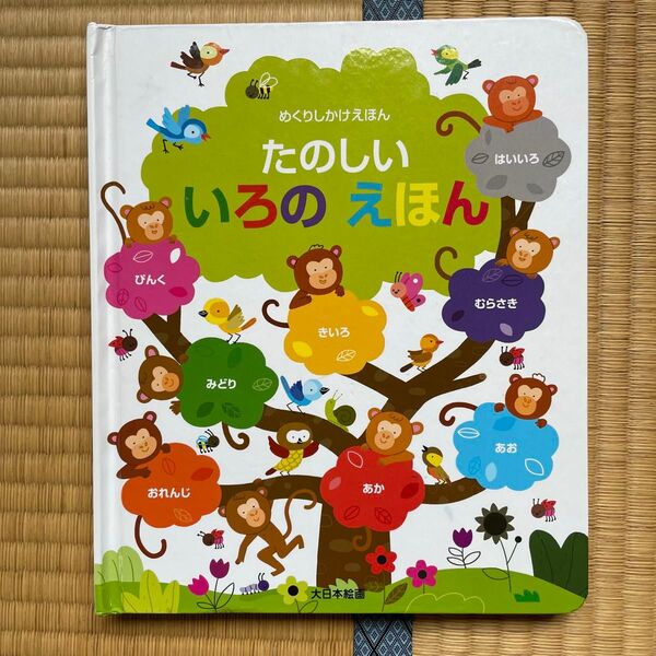 しかけ絵本 たのしいいろのえほん 絵本 大日本絵画