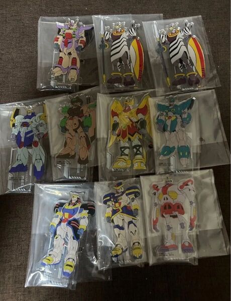 10枚 一番くじ 機動武闘伝Gガンダム 30th AnniversaryE賞 モビルファイター アクリルスタンド