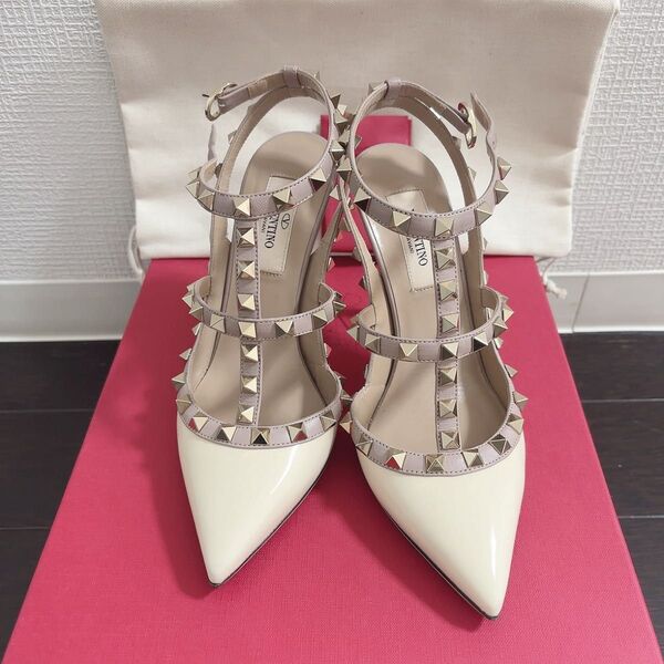 VALENTINO ヴァレンティノ パンプス 35 1/5 ロックスタッズ