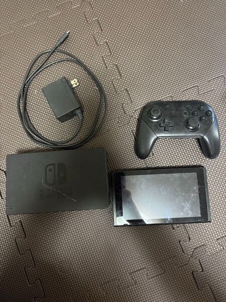 ★動作確認済★ Nintendo Switch 本体 ドックセット プロコントローラー