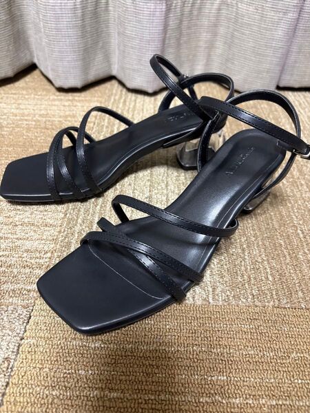クリアヒール サンダル 新品