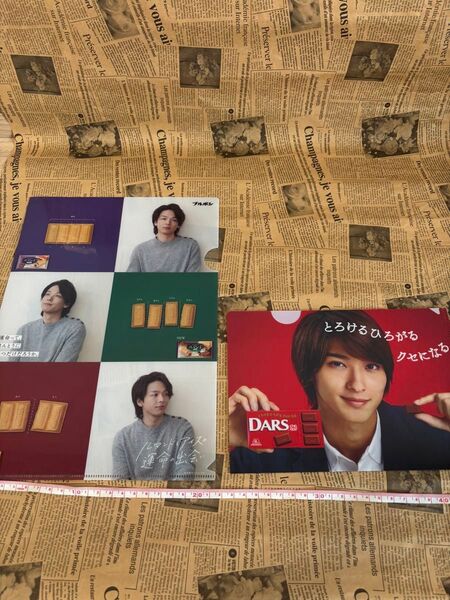 クリアファイル 中村倫也 横浜流星 タレント 俳優 グッズ 文房具 ダース ルマンド