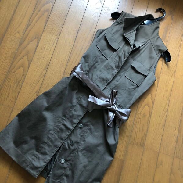 ノースリーブワンピース タイトワンピース M サイズ