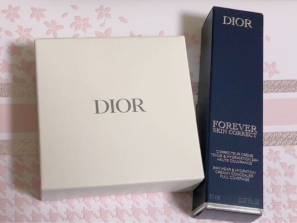 新品未使用 Dior ディオールスキンフォーエヴァー スキンコレクトコンシーラー 00.5N コンパクトミラー付き