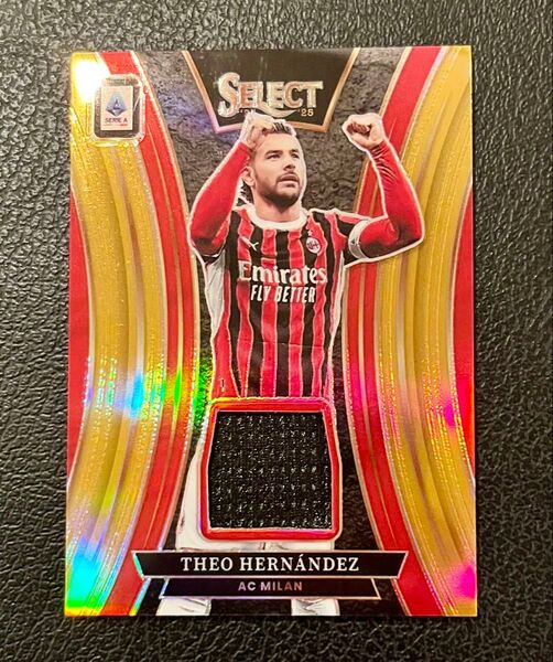 ラスナン 10シリ 2024-25 Panini テオ・エルナンデス メモラ ACミラン SELECT Relic Jersey