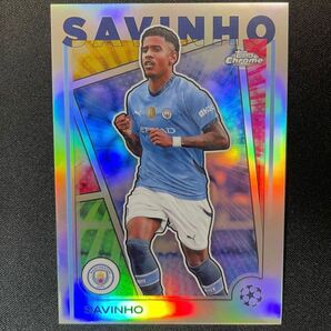 2024-25 Topps サヴィーニョ SSP ケースヒット マンチェスターC Hero Variation City UEFA
