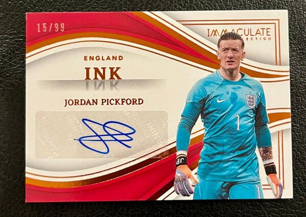 99枚限定 2023-24 PANINI ピックフォード 直筆サイン Immaculate Ink Panini Auto