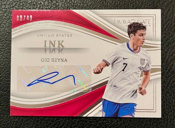 49枚限定 2023-24 Panini ジオ・レイナ 直筆サイン ドルトムント Soccer Immaculate