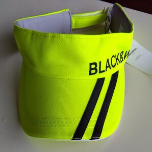 BLACK&WHITE サンバイザー 蛍光イエロー 未使用