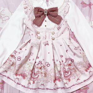 LIZLISA Many Hearts Afternoontea柄セットアップ ピンク