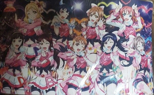 ラブライブ サンシャイン スクコレ Aqours MIRACLE WAVE ミラウェ ラバーマット DREAMカードなし