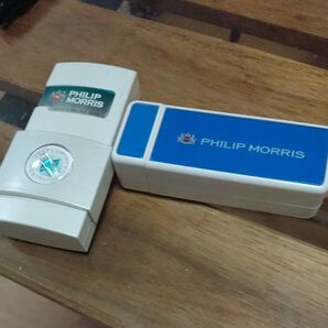 フィリップモリス Philip Morris 携帯灰皿 ノベルティ 非売品 2つセット