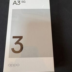 OPPO A3 5G 6.7インチ メモリー4GB ストレージ128GB ブラック オッポ SIMフリー シムフリー 残債無し