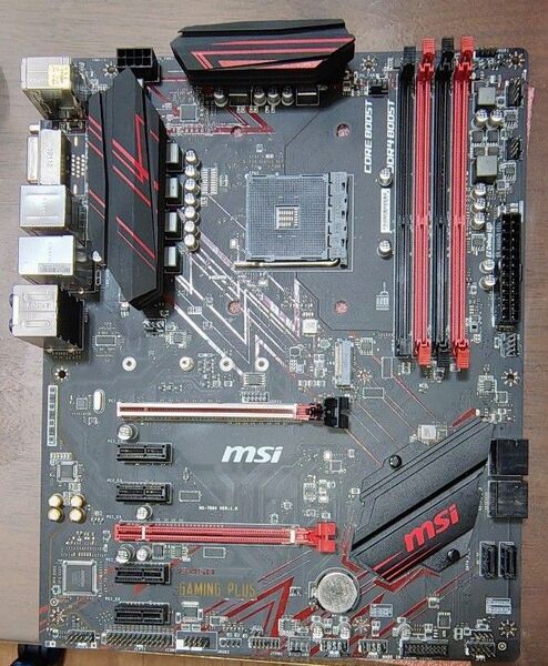 MSI AM4マザーボード B450 Gaming PLUS