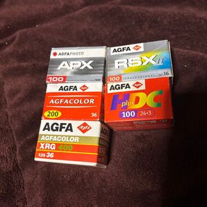 AGFA フィルム 5個セット まとめ売り 期限切れフィルム