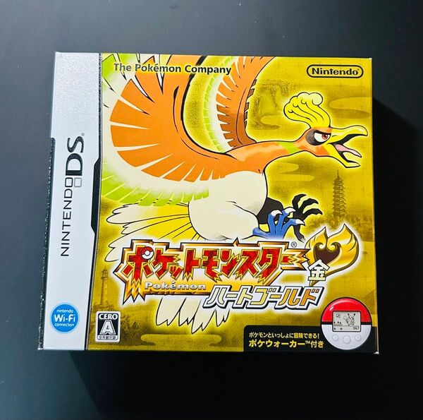 極美品 Nintendo 3DS ポケットモンスター ハートゴールド ポケモン ソフト ポケウォーカー ニンテンドーDS