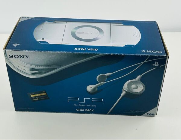 完備品 PSP1000 ホワイト ギガパック プレイステーション ポータブル SONY