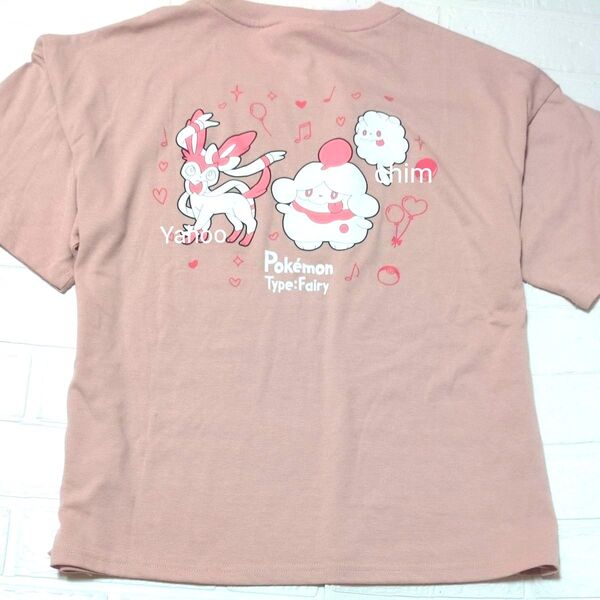 ポケモン Tシャツ 3L 大きいサイズ レディース ポケットモンスター 半袖Tシャツ カットソー 半袖 ニンフィア 4L