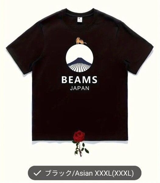 【新品】ロゴ メンズ半袖T シャツ ブラック 3XL サイズ コットン100%