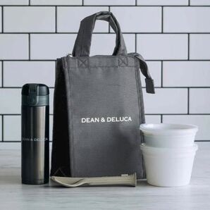 新品ディーン&デルーカ 保冷バッグ グレー エコバッグ ランチトートバッグ 弁当袋 サブバッグ ショッピングバッグ ピクニック