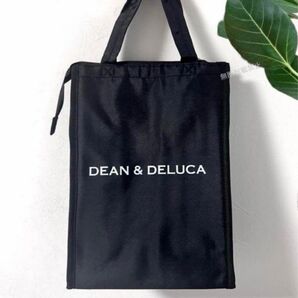 新品 ディーン&デルーカ 保冷バッグ ブラック黒 エコバッグ ランチトートバッグ 弁当箱 弁当袋 買い物袋 ショッピングバッグ