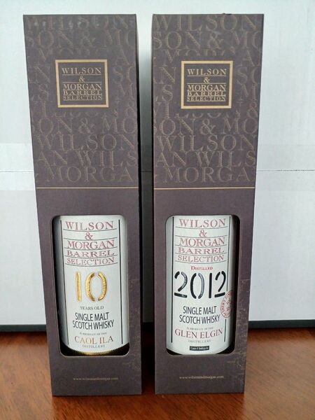ウィルソン&モーガン グレンエルギン12年シェリーフィニッシュ 30周年カリラ10年 二本セット