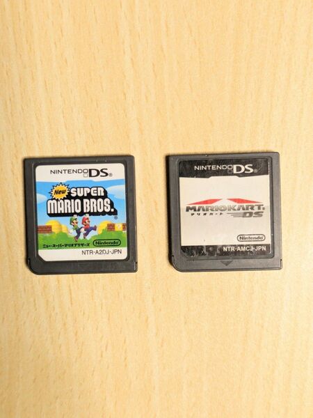 マリオカート DS スーパーマリオブラザーズ ニンテンドーDSソフトのみ 中古 任天堂 ルイージおまけ