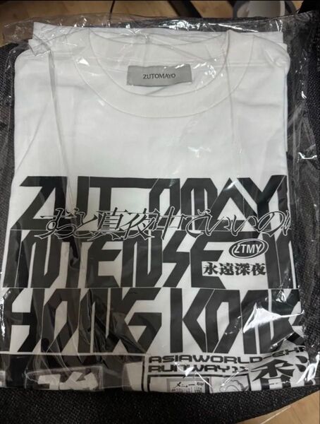 【激レア!!】ずっと真夜中でいいのに ずとまよ ZUTOMAYO INTENSE IN HONG KONG 香港 Tシャツ 白 M