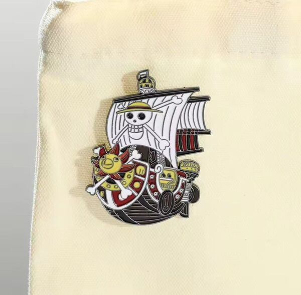 海賊王 ピンバッジ ピンズ 大きなピンバッジ 金属ピンバッジ ドクロ アニメ PINS