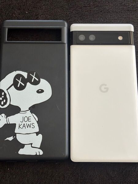 Google Pixel 6a ホワイト ガラスフィルム、カメラフィルム、ケース付き