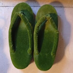 草履 モスグリーン