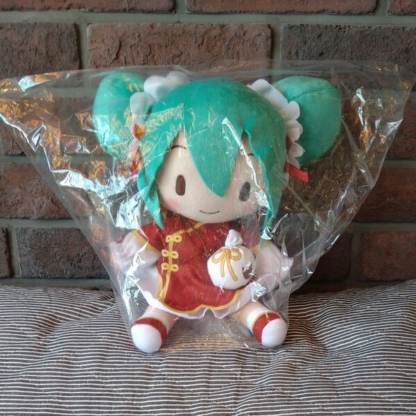 【袋未開封・タグ付き】 初音ミク 初音ミクシリーズ ふわぷち Mぬいぐるみ お出かけシリーズ 中華街 ver.