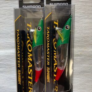 タコマスター フラッシュブースト 3.5号 タコエギ ミドキンアカ 2個