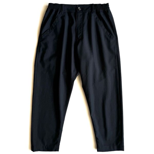 《美品》COMME des GARCONS HOMME DEUX コムデギャルソン オムドゥ イージーパンツ ウール ネイビー S