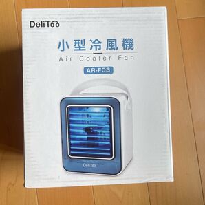 新品 ★ 小型冷風機 冷機器 コンパクト 扇風機 卓上 クーラー スリム