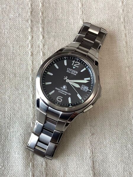 【正真正銘美品】シチズン アテッサ ATD53-2611 H410-T003788 2004年4月製造 エコドライブ電波式腕時計