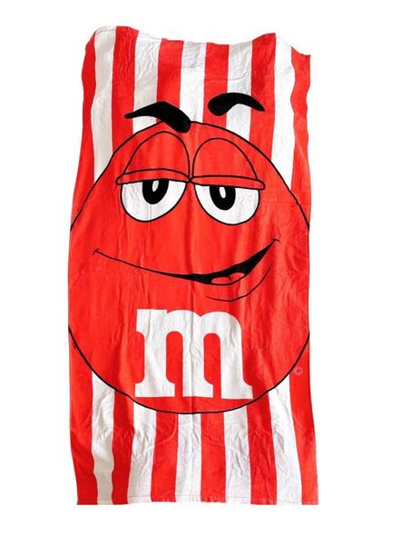 海外輸入品★m&m’s ビッグサイズタオル ビーチタオル 大判 タオルケット